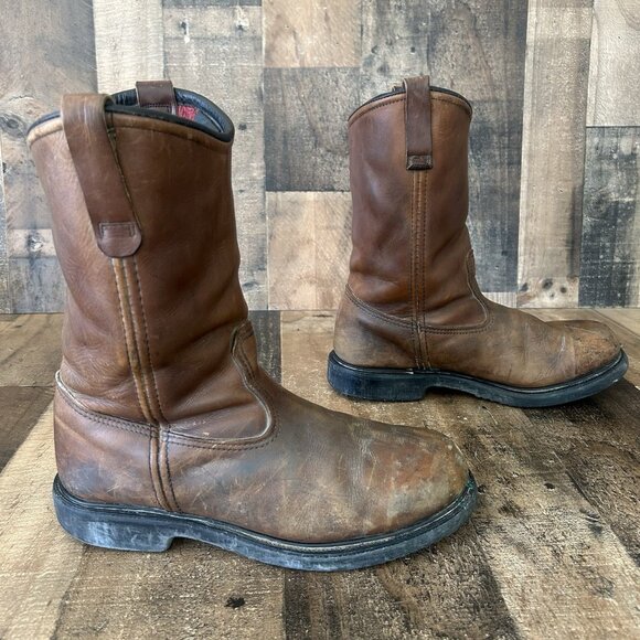 Red Wing Vintage Steel Toe Insulated Pull On Work Boots Mens 9.5 D main image 7